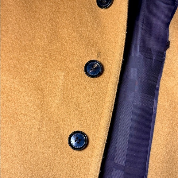 Burberry Men's Camel Wool Trench Coat - Picture 7 of 16
